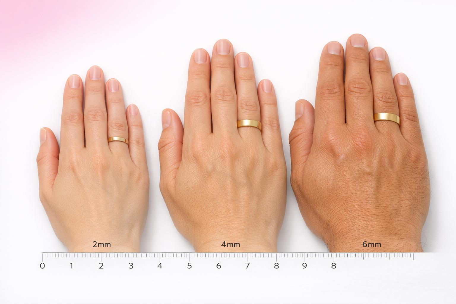 Mehr über den Artikel erfahren Welche Trauringbreite passt zu welcher Hand? So trefft ihr die richtige Wahl