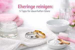 Mehr über den Artikel erfahren Eheringe reinigen: 5 Tipps für dauerhaften Glanz