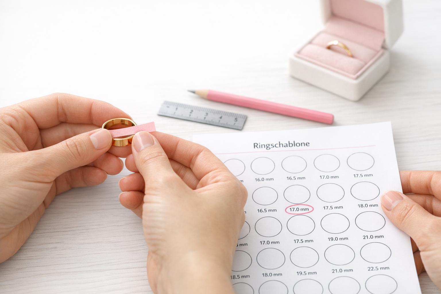 Mehr über den Artikel erfahren Wie finde ich die richtige Ringgröße heimlich heraus?